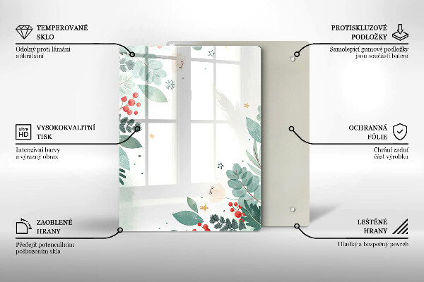 Kryt na sporák Akvarelové listy