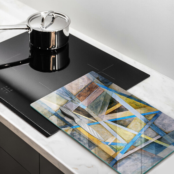 Kryt na sporák Maľované čiary abstrakcie