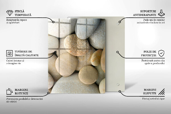 Kryt na sporák Vzor oválnych kamienkov