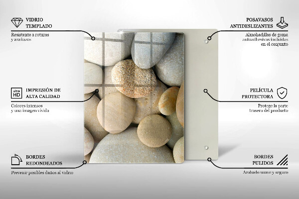 Kryt na sporák Vzor oválnych kamienkov