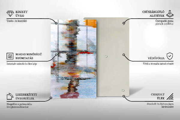 Kryt na sporák Abstrakcia farby