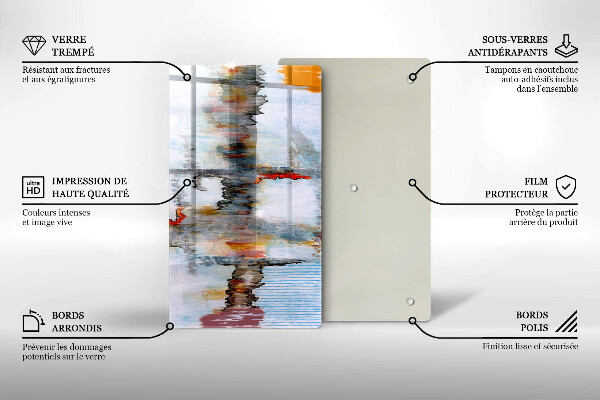 Kryt na sporák Abstrakcia farby