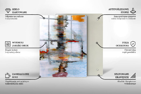 Kryt na sporák Abstrakcia farby