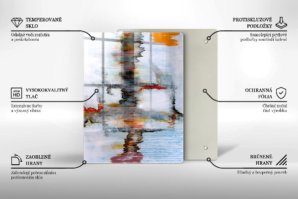 Kryt na sporák Abstrakcia farby