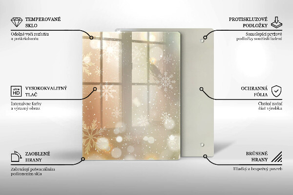 Kryt na indukčnú dosku Snehové vločky