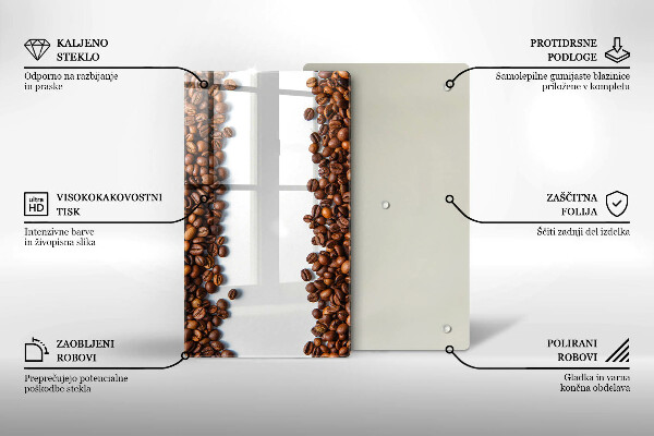 Kryt na indukčnú dosku Kávové zrná