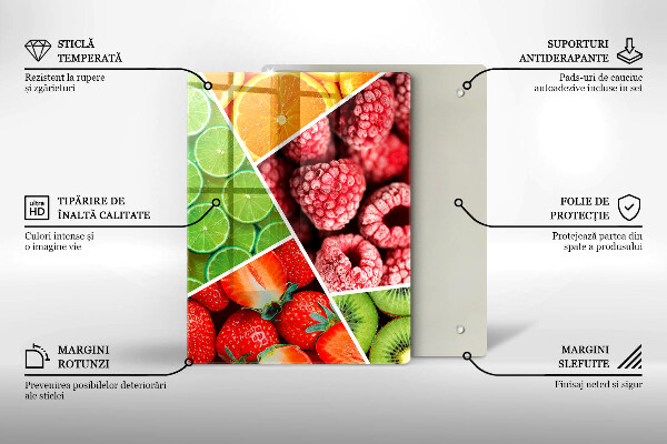 Kryt na indukčnú dosku Farebné ovocie