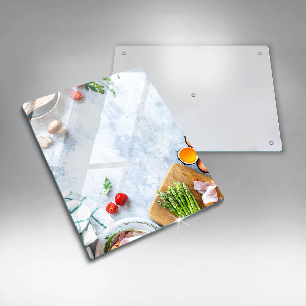 Kryt na indukčnú dosku Ingrediencie v kuchyni