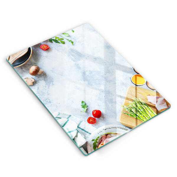 Kryt na indukčnú dosku Ingrediencie v kuchyni