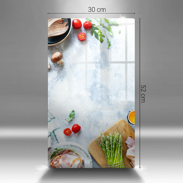 Kryt na indukčnú dosku Ingrediencie v kuchyni