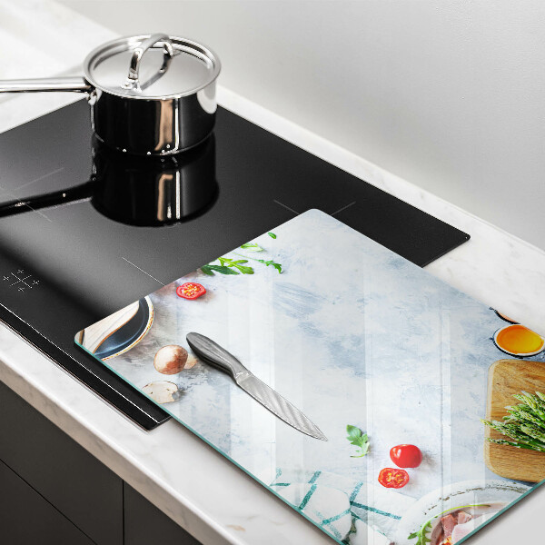 Kryt na indukčnú dosku Ingrediencie v kuchyni