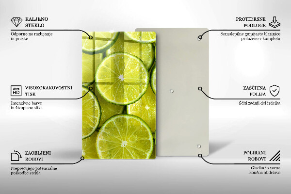 Kryt na sporák Plátky limetky