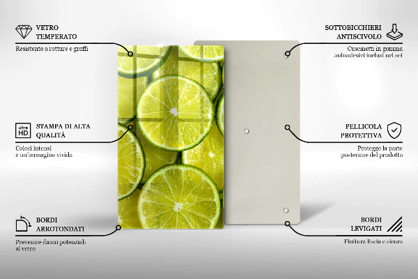 Kryt na sporák Plátky limetky