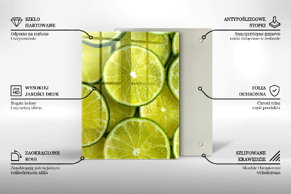 Kryt na sporák Plátky limetky
