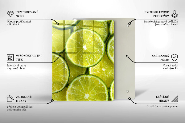 Kryt na sporák Plátky limetky