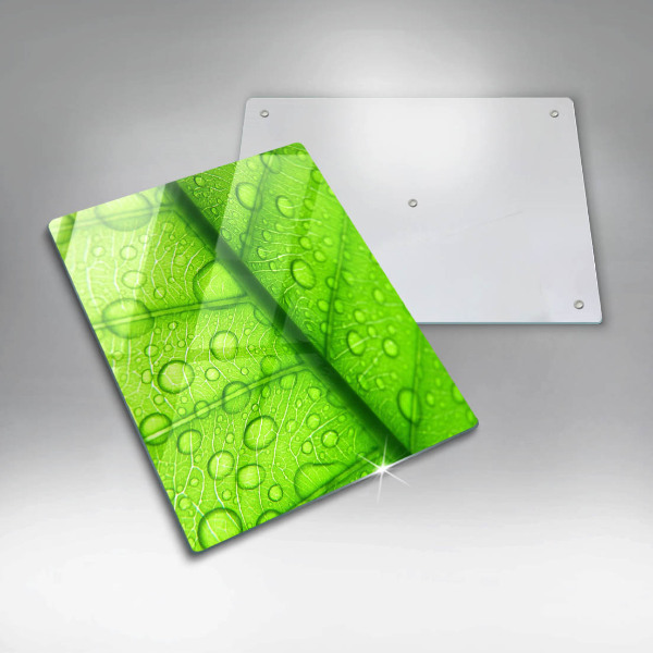 Kryt na sporák Detailný záber na list