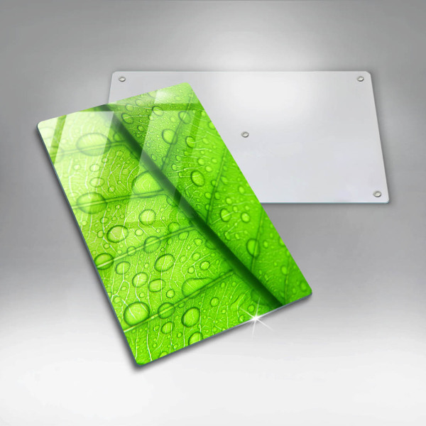 Kryt na sporák Detailný záber na list