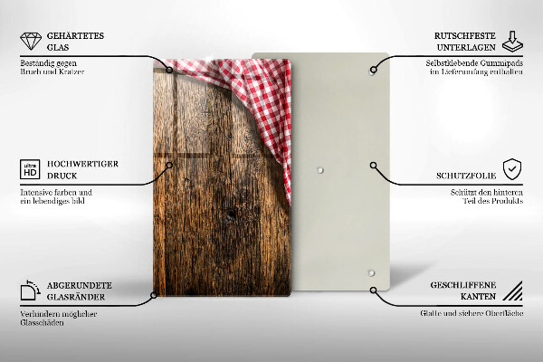 Kryt na sporák Drevený stôl