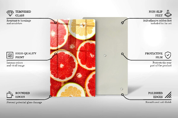 Kryt na sporák Plátky grapefruitu