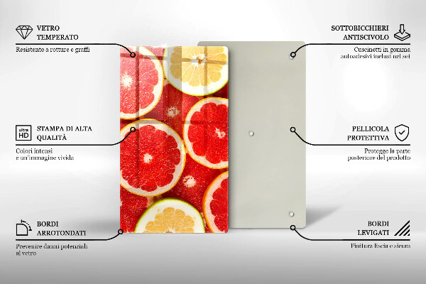 Kryt na sporák Plátky grapefruitu