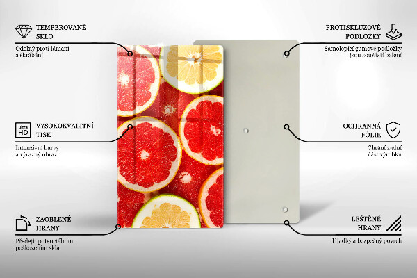 Kryt na sporák Plátky grapefruitu