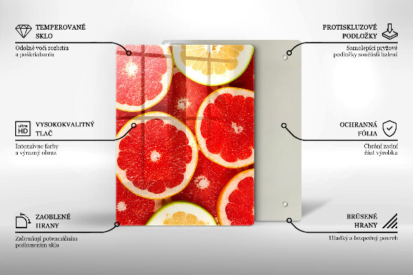 Kryt na sporák Plátky grapefruitu