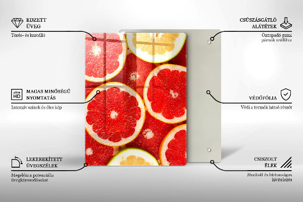 Kryt na sporák Plátky grapefruitu