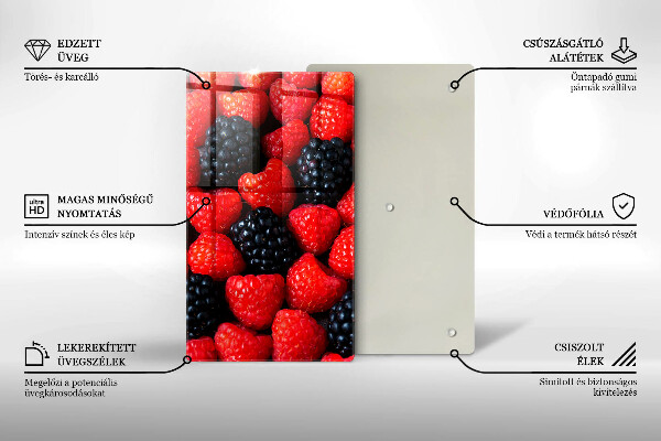 Kryt na sporák Maliny a černice