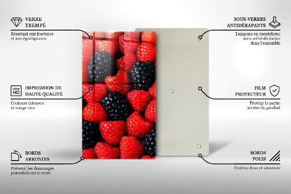 Kryt na sporák Maliny a černice