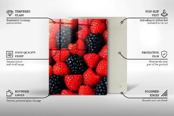 Kryt na sporák Maliny a černice