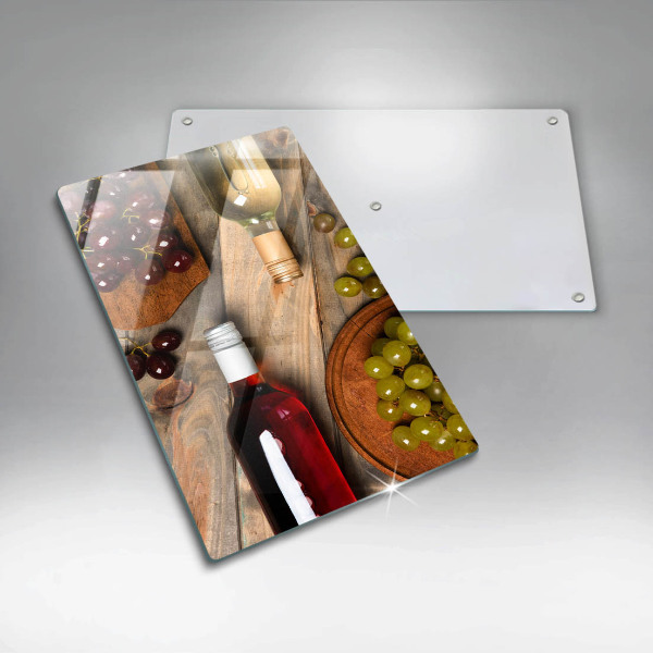 Kryt na sporák Fľaše na víno a hrozno