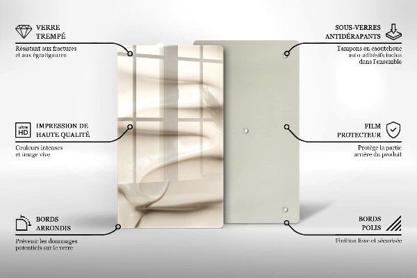 Kryt na sporák Krémová zmrzlina