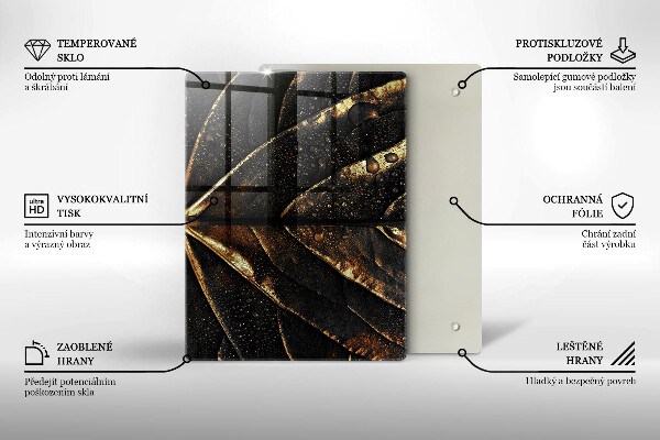 Kryt na sporák Zlatý list