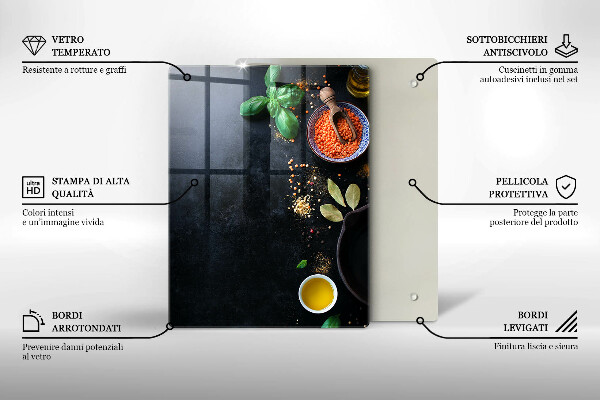 Kryt na sporák Misky s korením