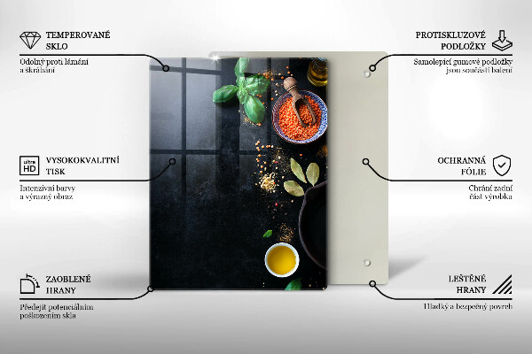 Kryt na sporák Misky s korením