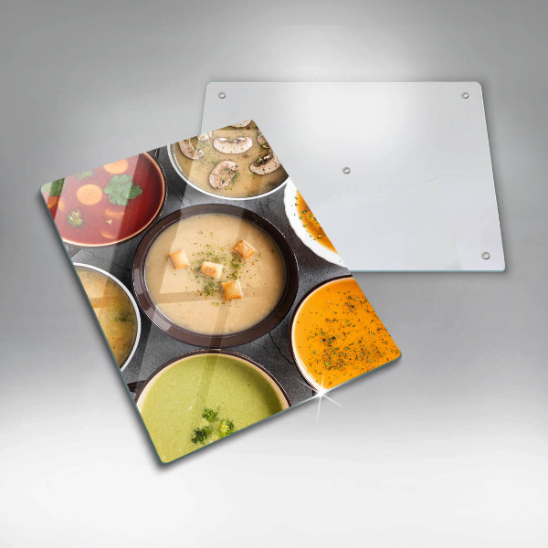 Kryt na sporák Farebné polievky