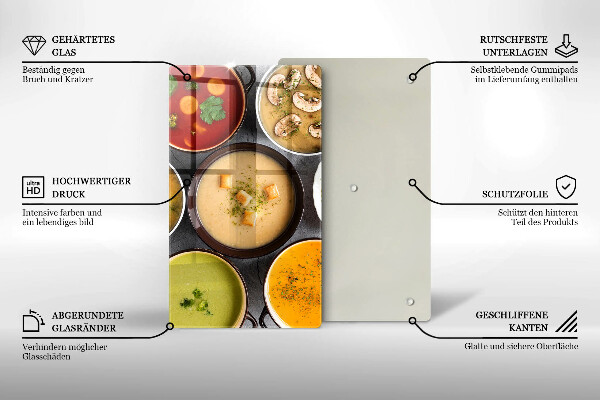 Kryt na sporák Farebné polievky