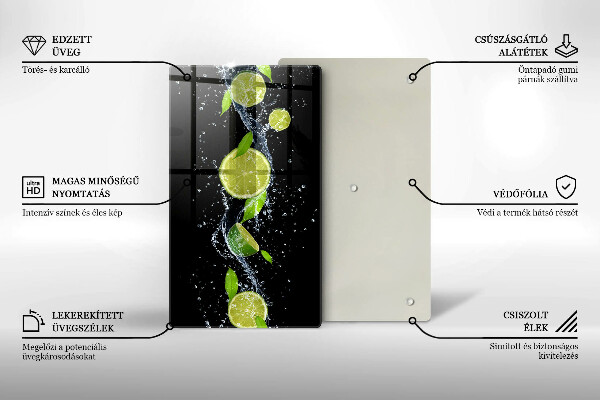 Kryt na sporák Šťavnaté limetky vo vode