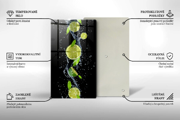 Kryt na sporák Šťavnaté limetky vo vode