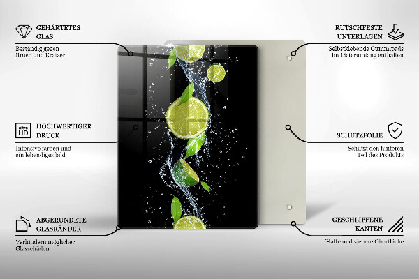 Kryt na sporák Šťavnaté limetky vo vode