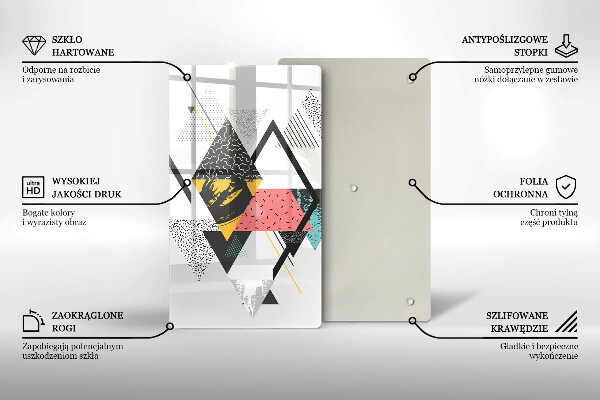 Kryt na sporák Abstraktné trojuholníky