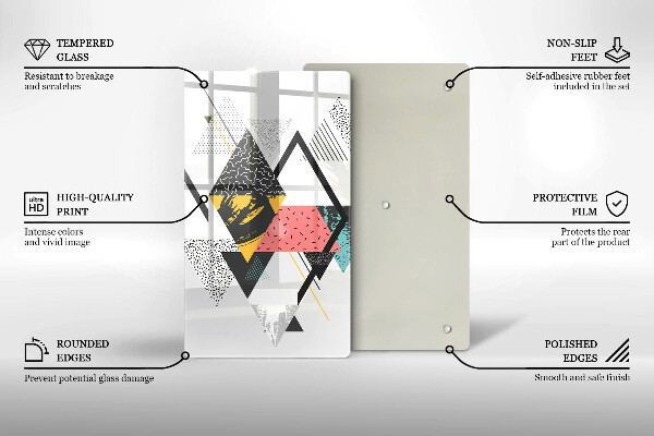 Kryt na sporák Abstraktné trojuholníky