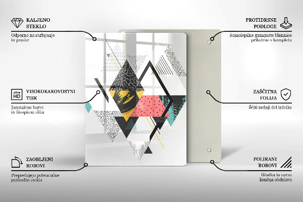 Kryt na sporák Abstraktné trojuholníky