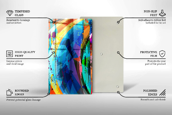 Kryt na sporák Farebné škvrny od farby