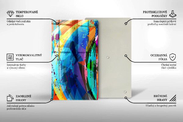 Kryt na sporák Farebné škvrny od farby
