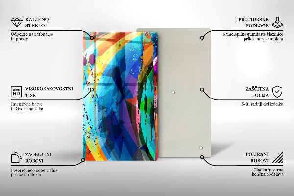Kryt na sporák Farebné škvrny od farby