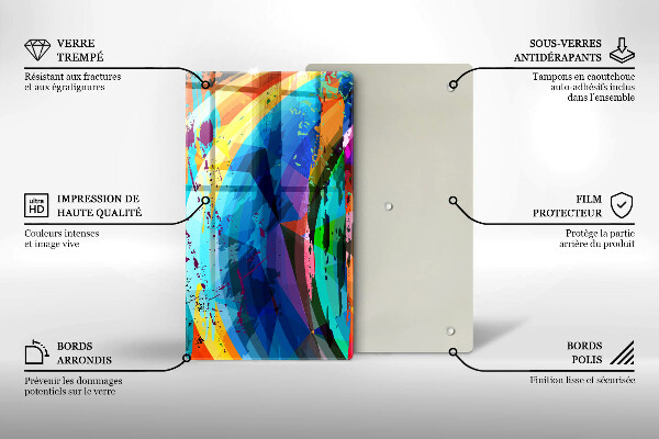 Kryt na sporák Farebné škvrny od farby