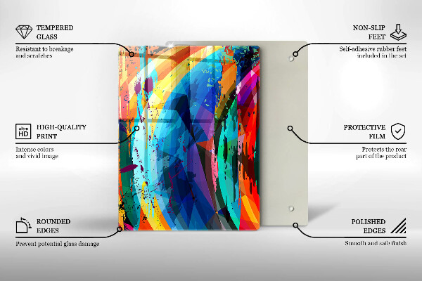 Kryt na sporák Farebné škvrny od farby