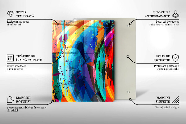 Kryt na sporák Farebné škvrny od farby