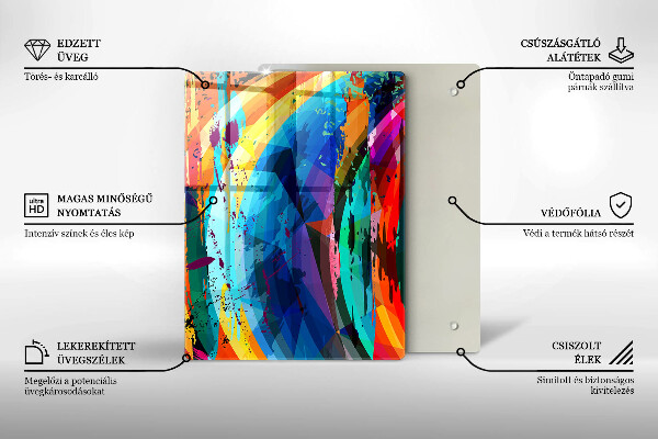 Kryt na sporák Farebné škvrny od farby